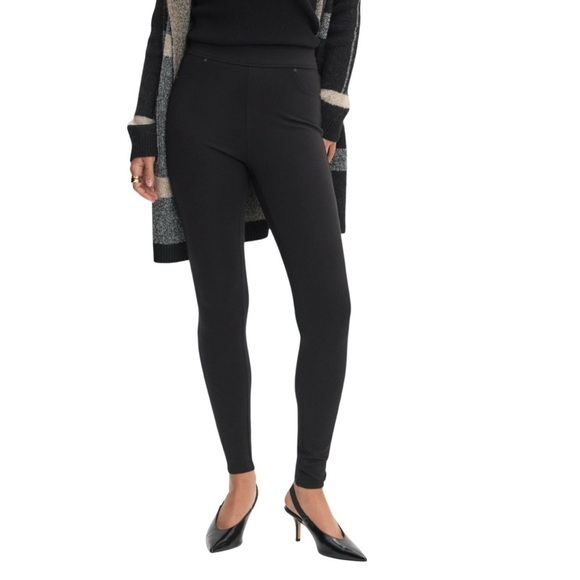 Melanie Lyne Pants - 2 Pair Melanie Lyne Pull-on Ponte Kayla Pants Navy And Black
